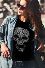 Camiseta heavy metal negra