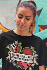 Valentine's Day tattoo T-shirt - Valentine's Day. customizable. Mod.6