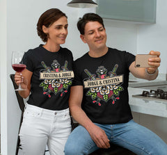 Camiseta parejas personalizada