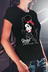 Camiseta mujer rock