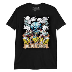 Camiseta de hooligans Cerveza, bengalas y fútbol