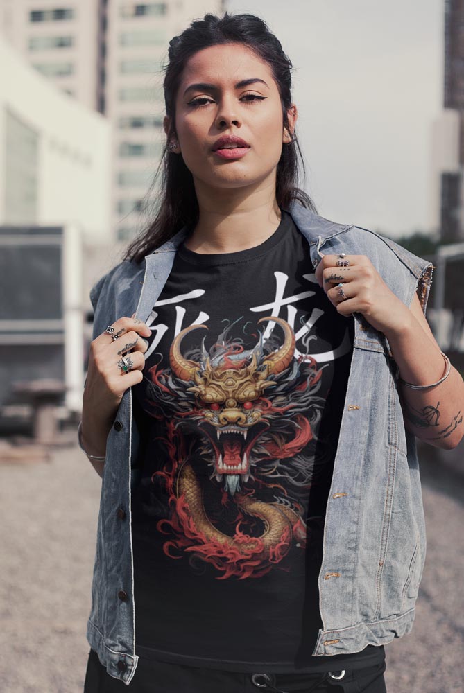 camisetas de dragones