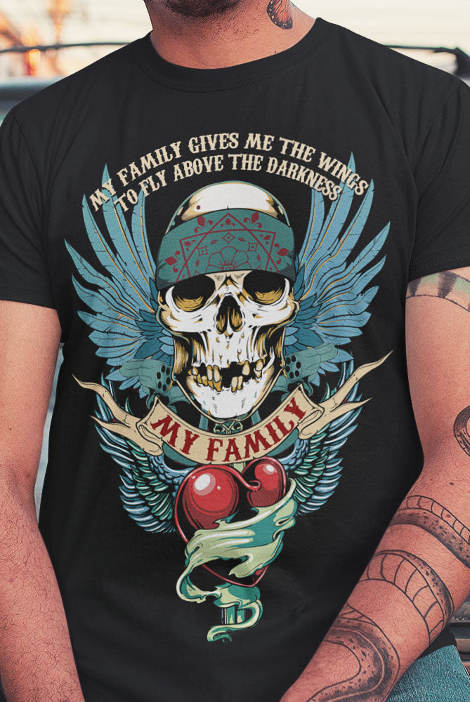 Camiseta de calaveras