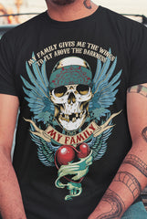 Camiseta de calaveras