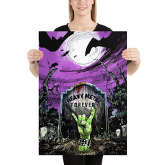 Póster heavy metal zombie