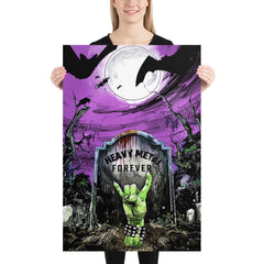 Póster heavy metal zombie