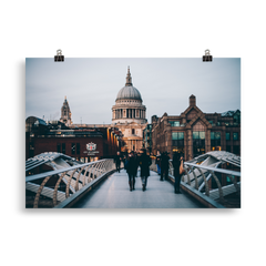 Poster Millennium Bridge London
