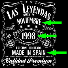 Camiseta para parejas personalizada