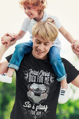 Camiseta Jesucristo y fútbol