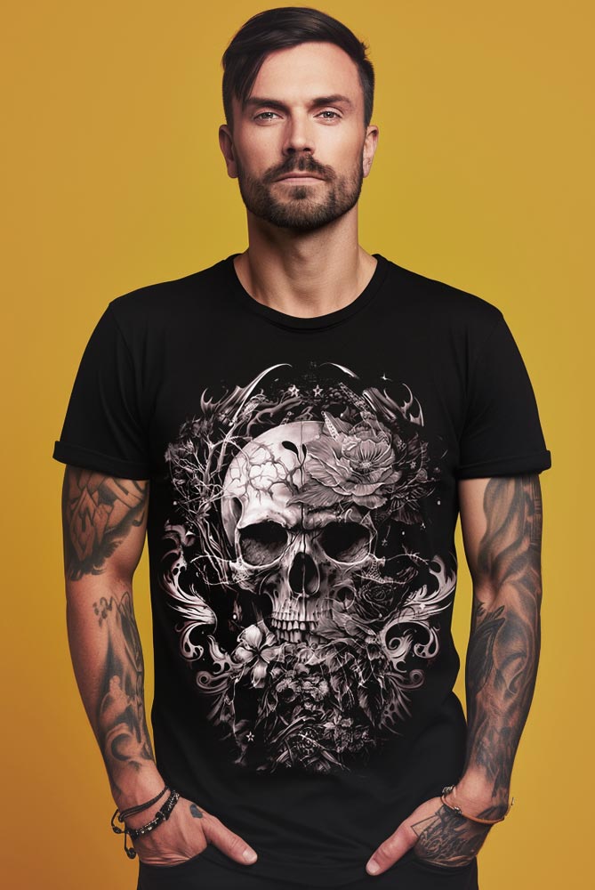 camiseta de calavera