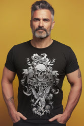camiseta de calaveras tattoo style