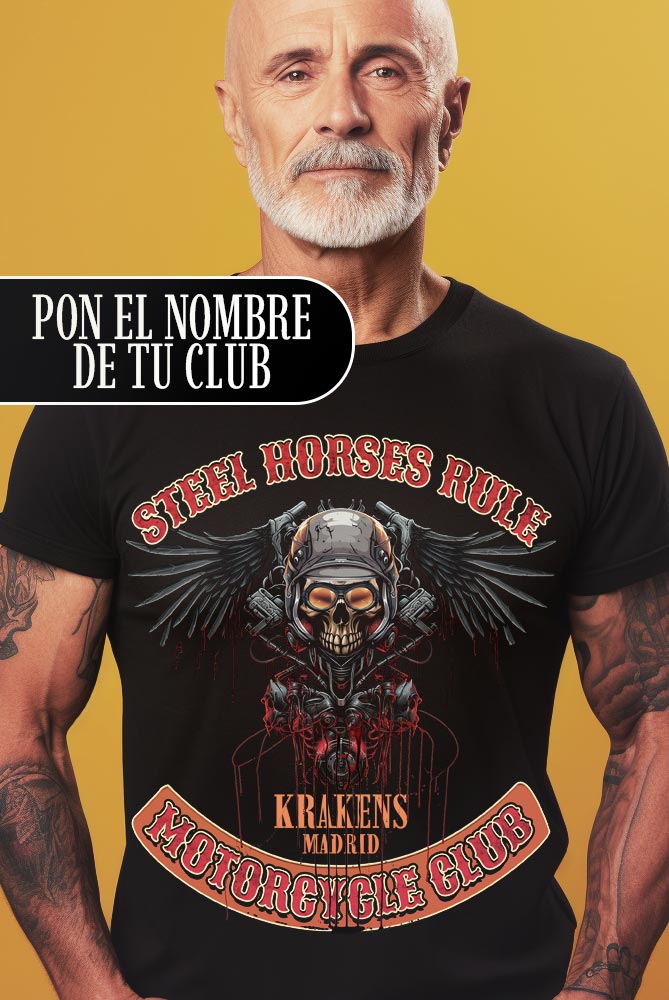 camisetas para clubs de moteros