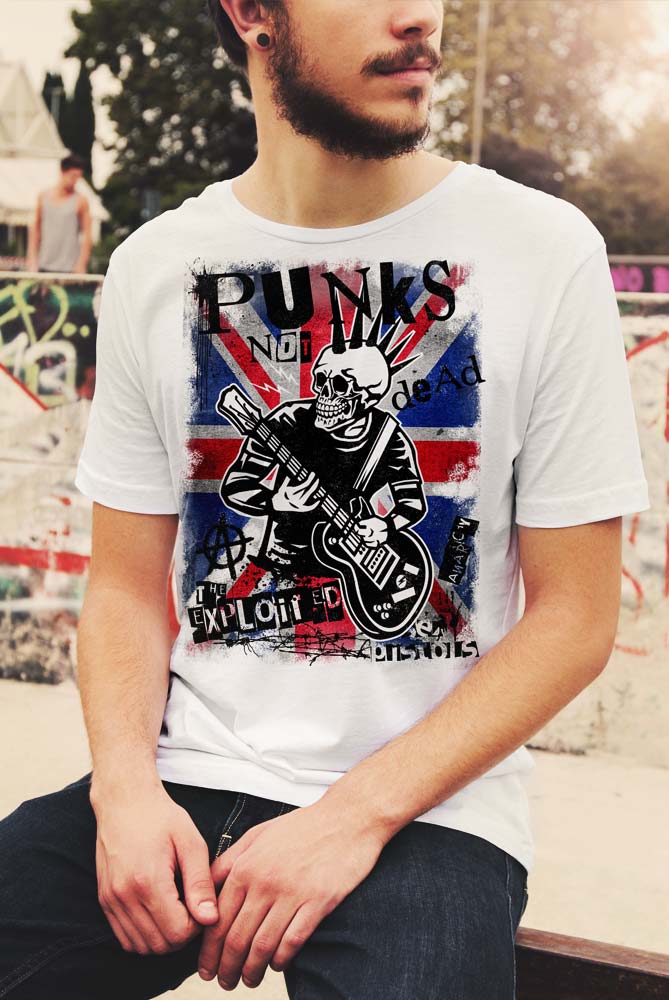 Camiseta punk