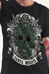 Camiseta Santa Muerte. Camisetas de calaveras