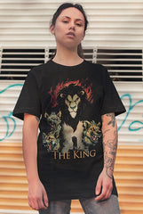 Camiseta del rey león, camisetas de villanos, camiseta de Scar