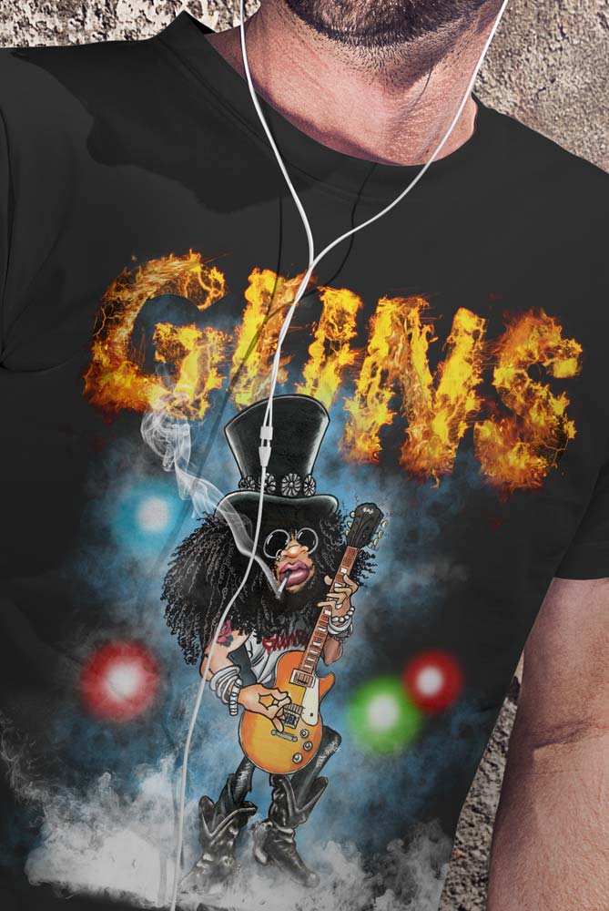 Camiseta slash guns