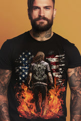 Espectacular camiseta de motero Sons of Anarchy para los que buscan camisetas para moteros de los hijos de la anarquía. Ideal para regalar a motero o para los fans de las camisetas de series de t.v., para los que buscan camiseta de Sons of Anarchy