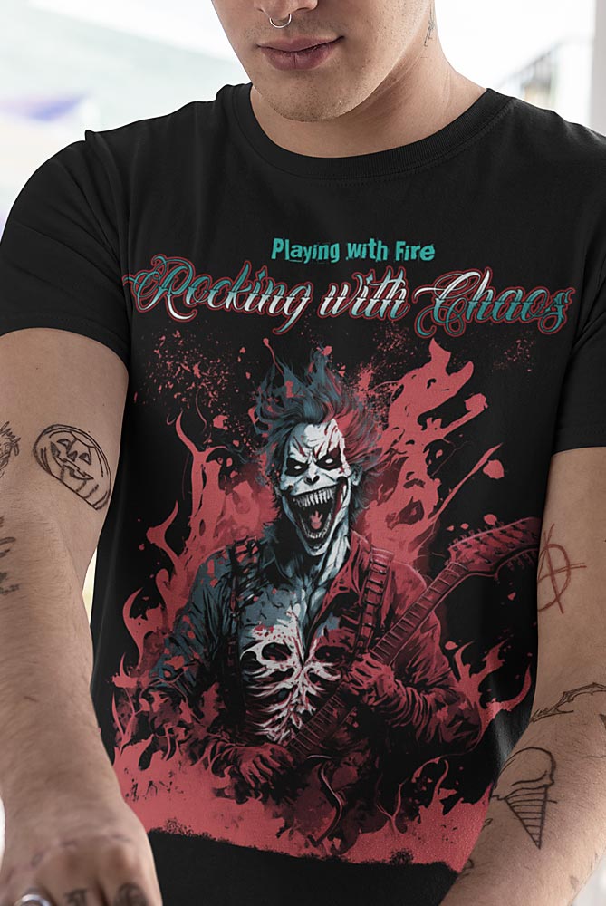 Camisetas de calaveras. Camiseta heavy metal