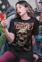 Camiseta con calavera. camisetas para grafiteros de graffiti