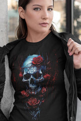 Camiseta de calaveras tatuaje