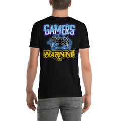 GAMERS warning t-shirt for fans of video games