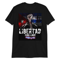 T-shirt Cuba free homeland and life