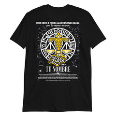 Camiseta de Libra personalizada