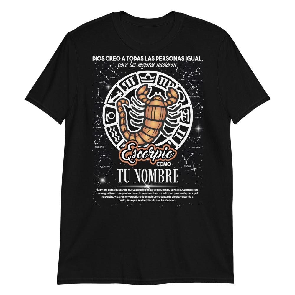 Camiseta de Escorpio personalizada