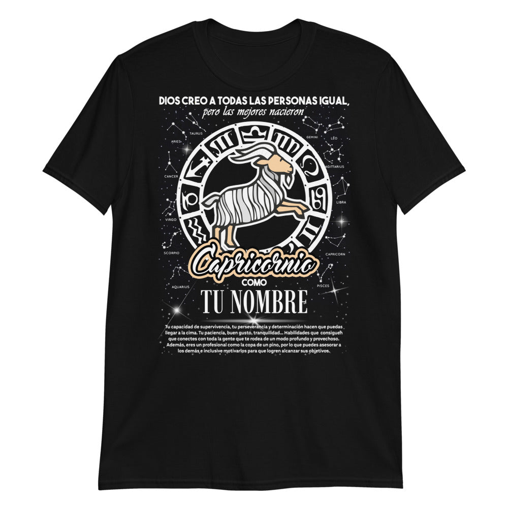 Camiseta de Capricornio personalizada