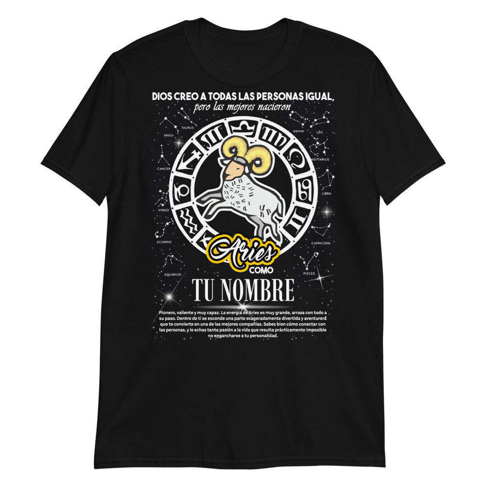 Camiseta de Aries personalizada