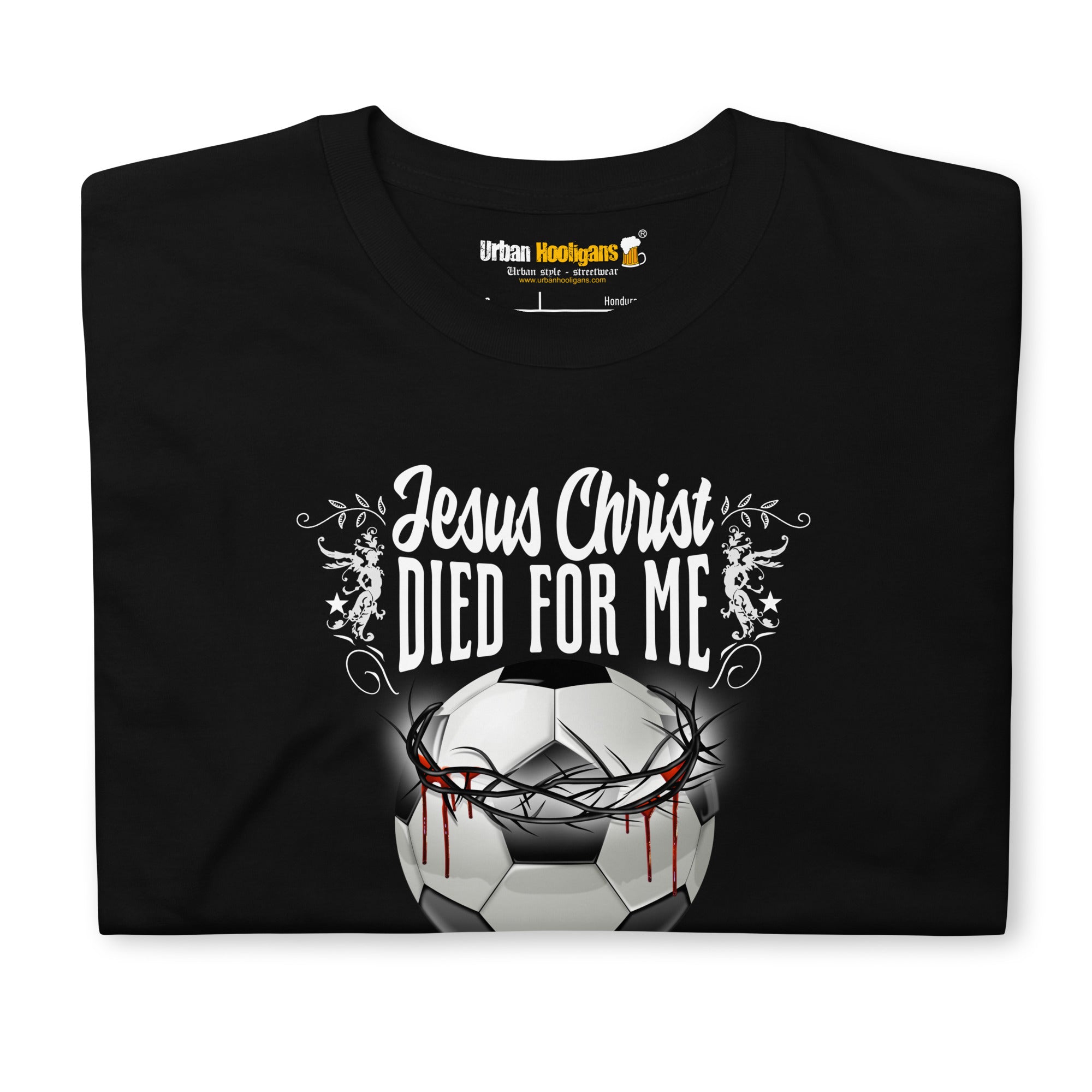 Camiseta Jesucristo y fútbol