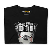 Camiseta Jesucristo y fútbol