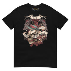 camiseta de calaveras tattoo style