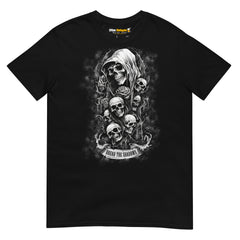 Camiseta de calaveras tattoo style