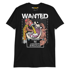 Camiseta de hooligans con el monstruo de Tasmania bebiendo cerveza al más puro estilo supporter británico. La mejor camiseta del monstruo de Tasmania