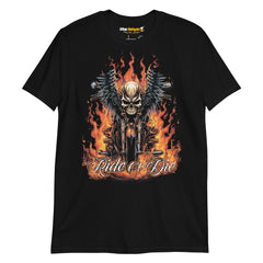 Camiseta de motero espectacular para los que les gusten las camisetas de calaveras y camisetas de moteros