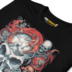 camiseta de calaveras tattoo style