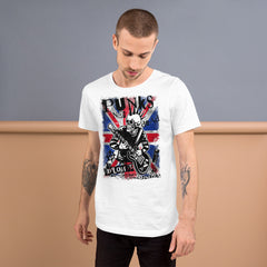 White punks not dead t-shirt