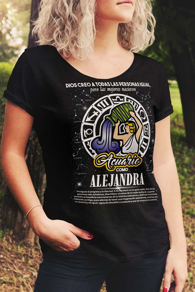 Camiseta de Acuario personalizada