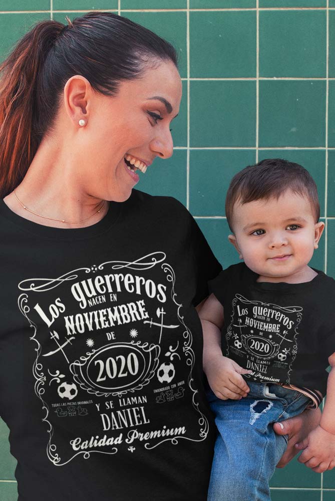 Camiseta personalizada regalo para padres