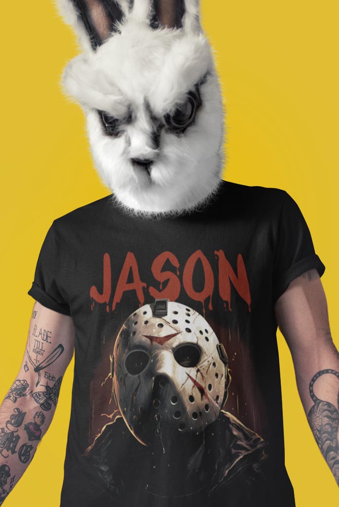 Camiseta Jason de Viernes 13, ideal para los que buscan camisetas de terror o camisetas de películas.