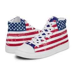 Zapatillas con la bandera de Estados Unidos