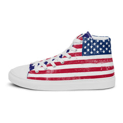 Zapatillas con la bandera de Estados Unidos