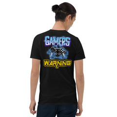 GAMERS warning t-shirt for fans of video games