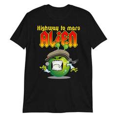 Camiseta heavy metal alien