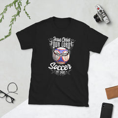 Camiseta Jesus Christ our Lord Soccer my sport