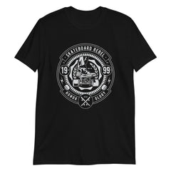 Camiseta skateboard rebel vintage para skaters