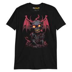 Camiseta de calaveras Little Demon, perfecta para los que buscan camisetas de calaveras, camisetas satánicas, 