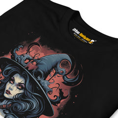 Camiseta gótica para los amantes de las camisetas de brujas, camisetas paganas, siniestros