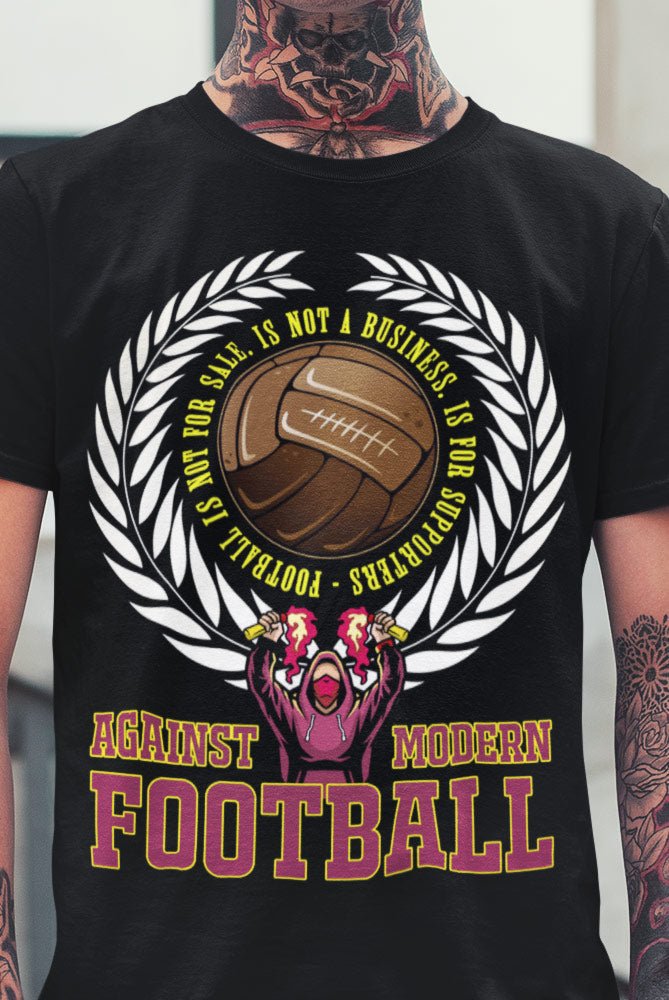 Camiseta against modern football